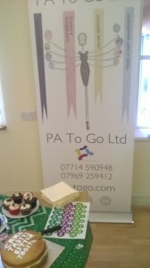 The new PA To Go Banner - by Kennet Signs